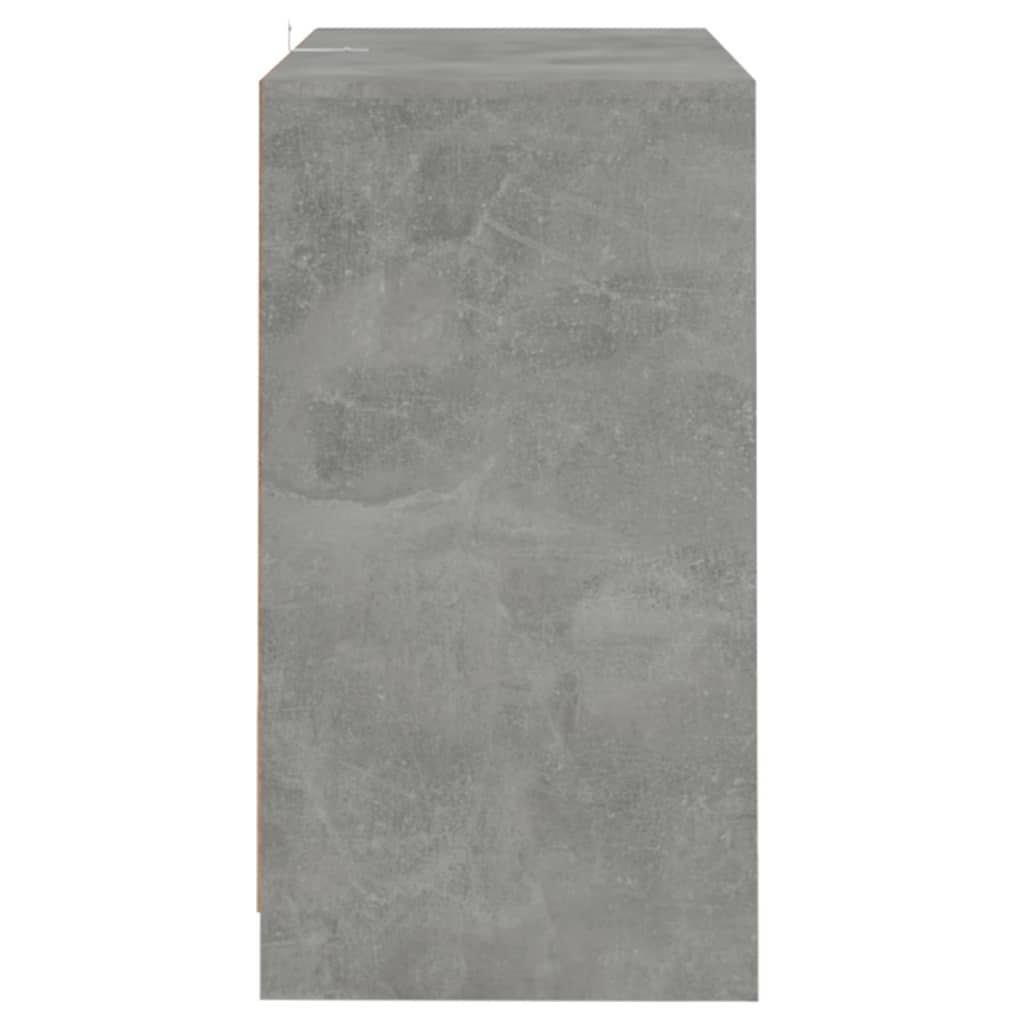 Aparadores 2 pcs 70x41x75 cm aglomerado cinzento cimento