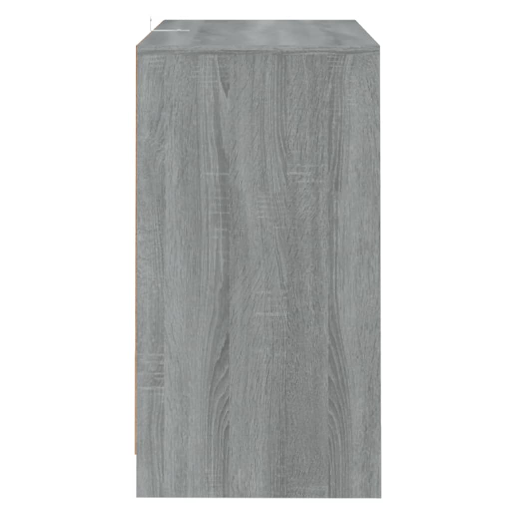 Aparadores 2 pcs 70x41x75 cm derivados de madeira cinza sonoma