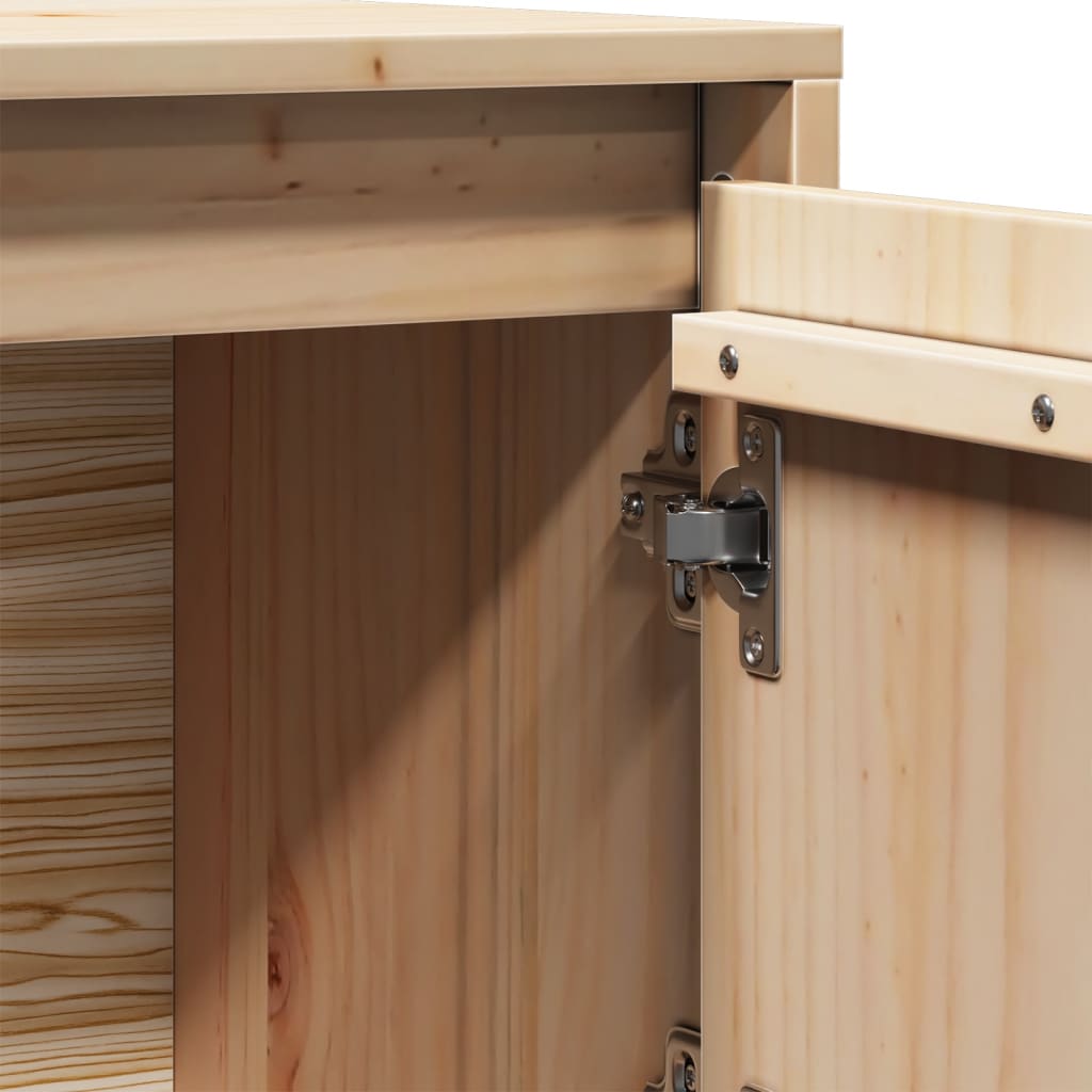 Aparador alto 74x35x117 cm pinho maciço