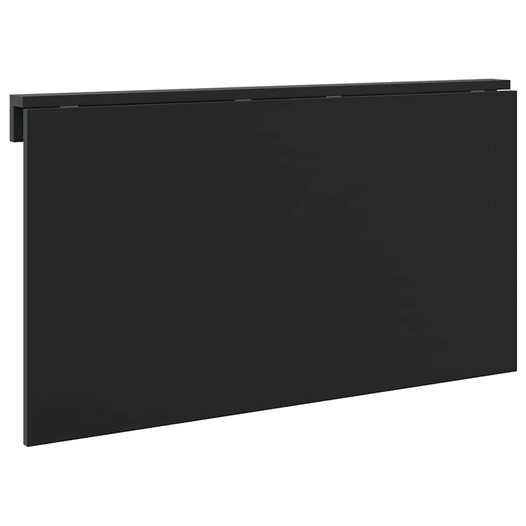 Mesa de parede dobrável 100x60x56 cm derivados de madeira preto