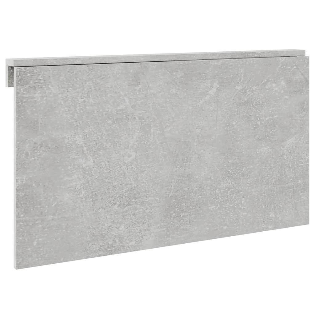 Mesa de parede dobrável derivados de madeira cinza cimento