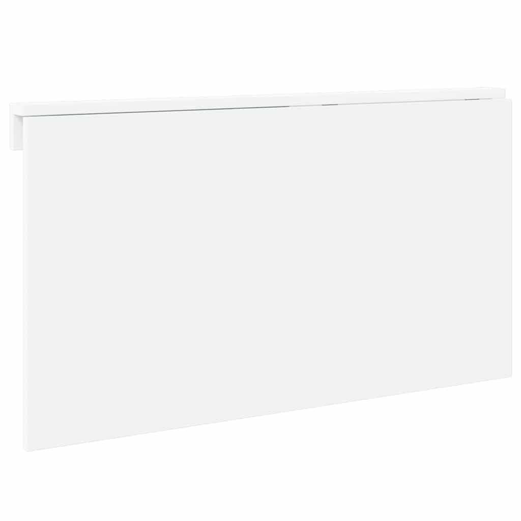 Mesa de parede dobrável derivados de madeira branco brilhante