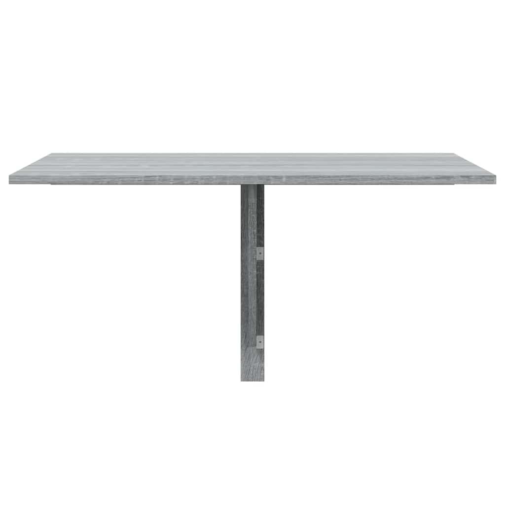 Mesa de parede dobrável derivados de madeira cinzento sonoma