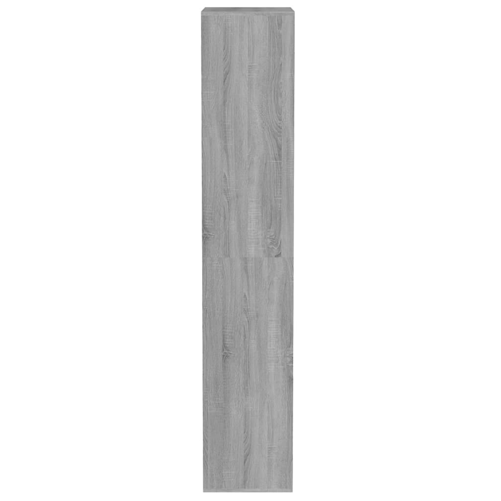 Sapateira 54x34x183 cm derivados de madeira cinzento sonoma