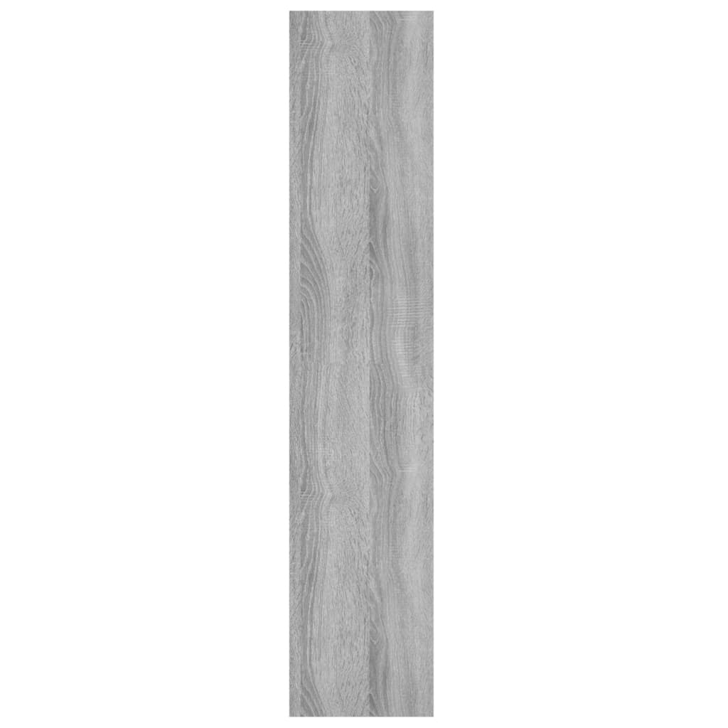 Estante 90x16x78 cm derivados de madeira cinzento sonoma
