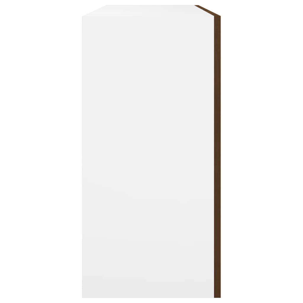 Armário suspenso “Lyon” 80x31x60 cm carvalho castanho