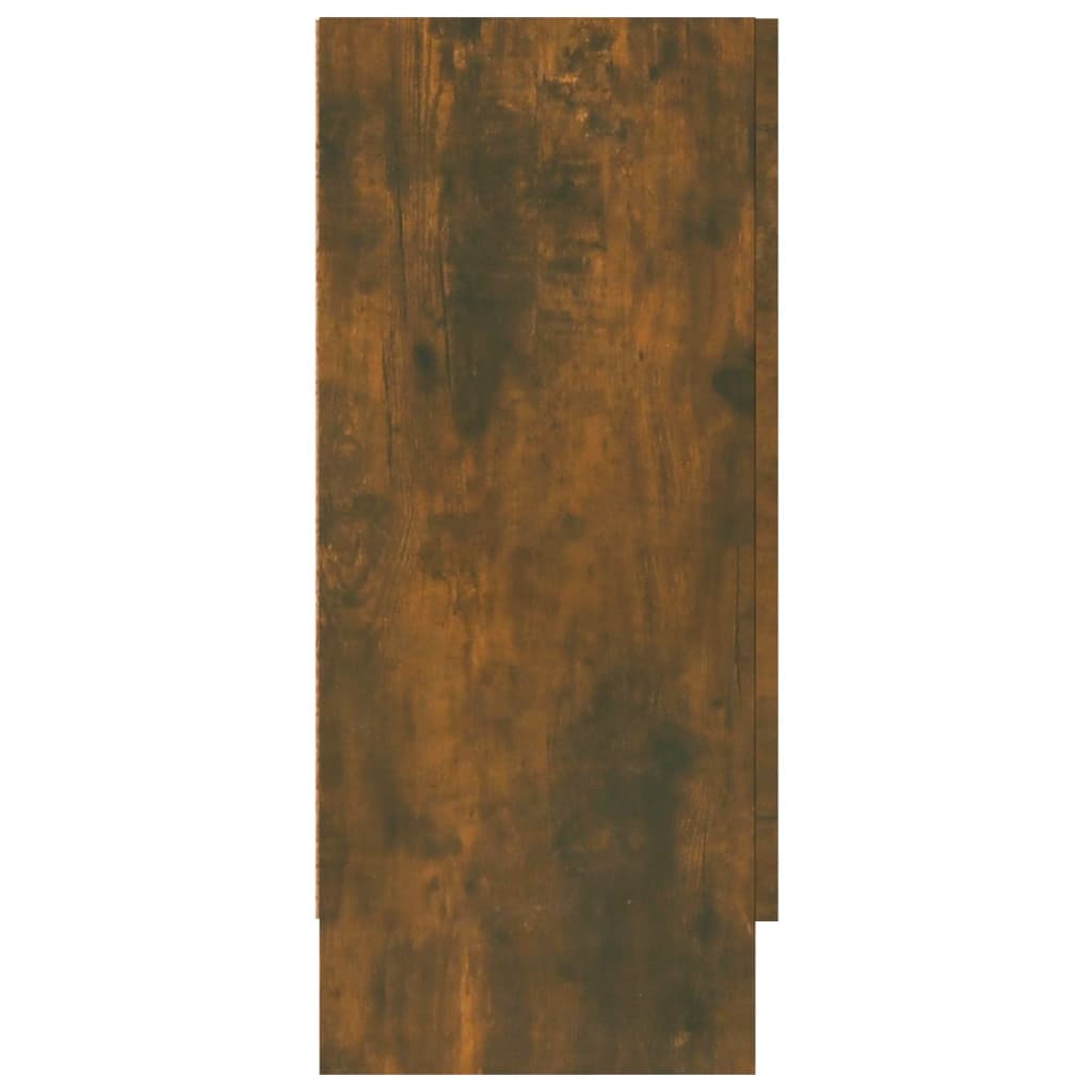 Vitrine 120x30,5x70 cm derivados de madeira carvalho fumado