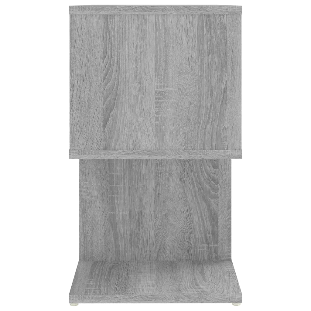 Mesa cabeceira 50x30x51,5 cm derivados madeira cinzento sonoma