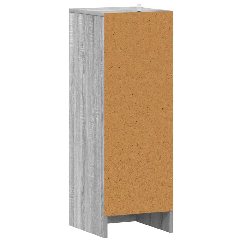 Sapateira 32x35x92 cm derivados de madeira cinzento sonoma