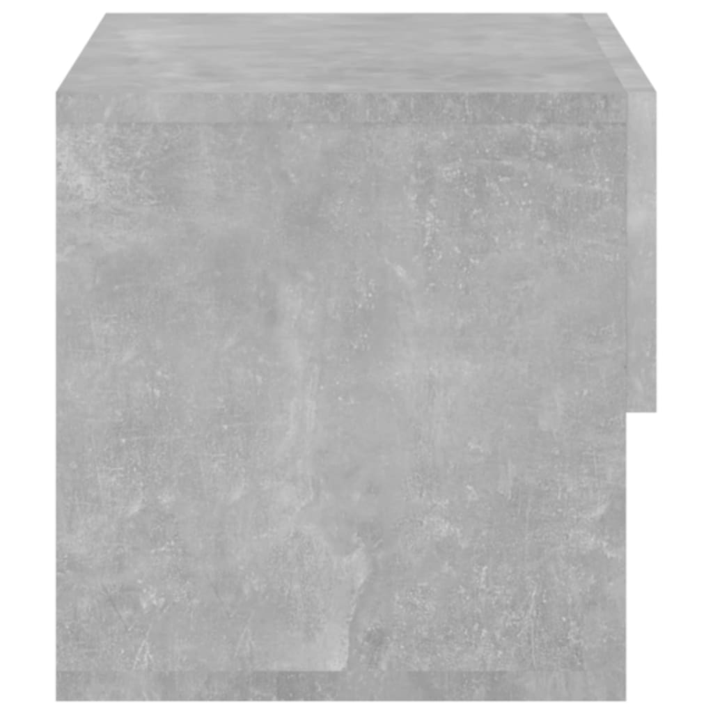 Mesa de cabeceira montagem na parede cinzento cimento