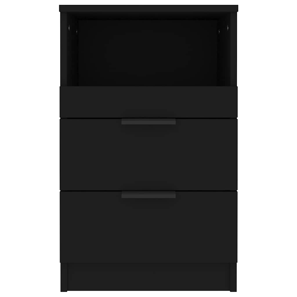 Mesa de cabeceira madeira processada preto