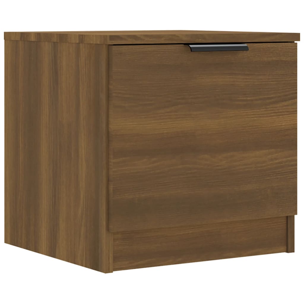 Mesas de cabeceira 2 pcs 40x39x40 cm cor carvalho castanho