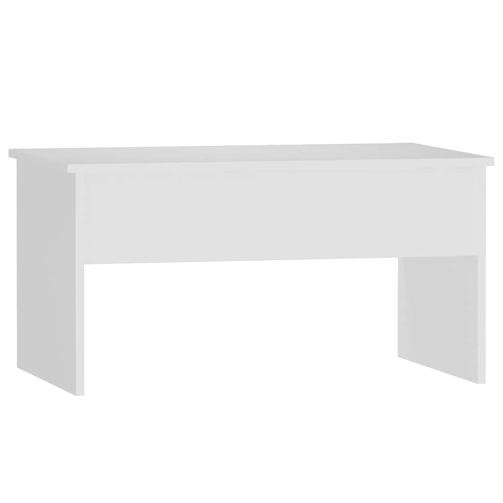 Mesa de centro 80x50,5x41,5 cm madeira processada branco