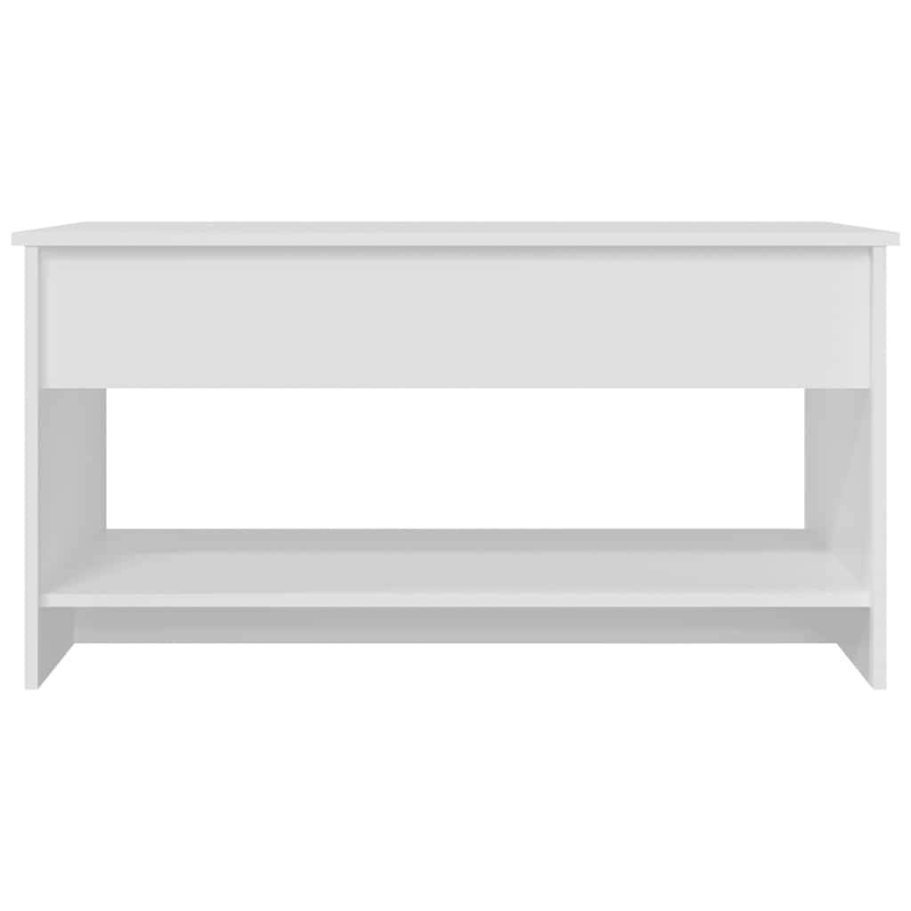 Mesa de centro 102x50x52,5 cm madeira processada branco