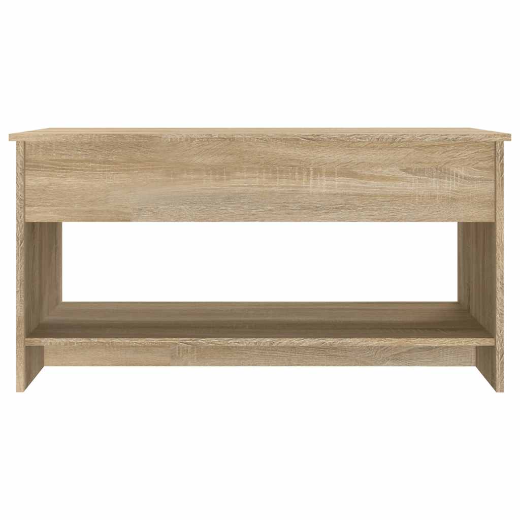 Mesa de centro 102x50x52,5cm madeira processada carvalho sonoma