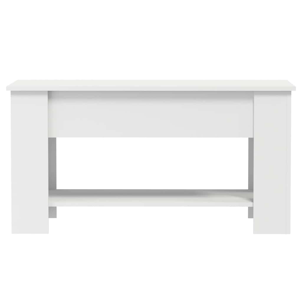 Mesa de centro 101x49x52 cm madeira processada branco