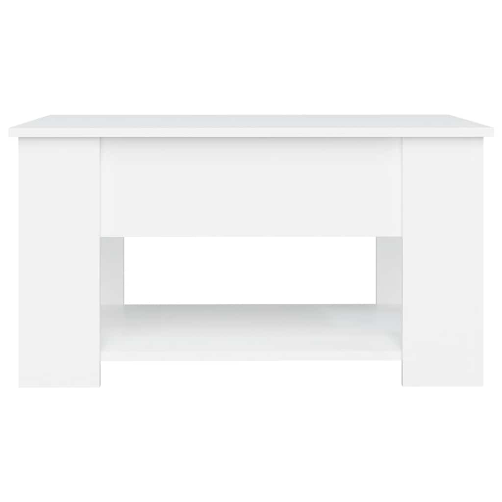Mesa de centro 79x49x41 cm madeira processada branco