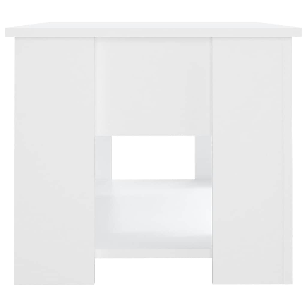 Mesa de centro 79x49x41 cm madeira processada branco