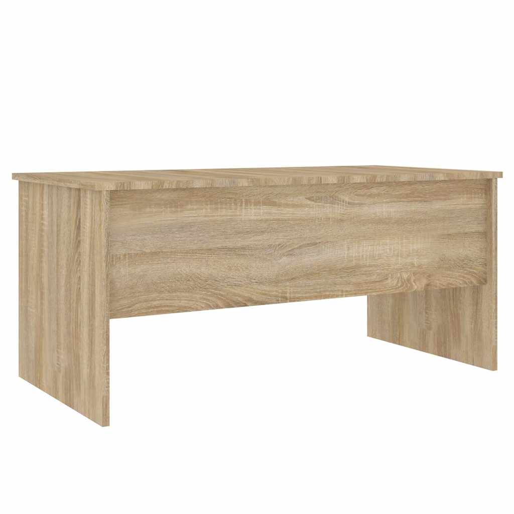 Mesa de centro102x50,5x46,5cm madeira processada carvalho sonoma