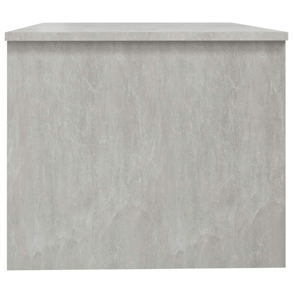 Mesa de centro 80x50x42,5 cm madeira processada cinza cimento