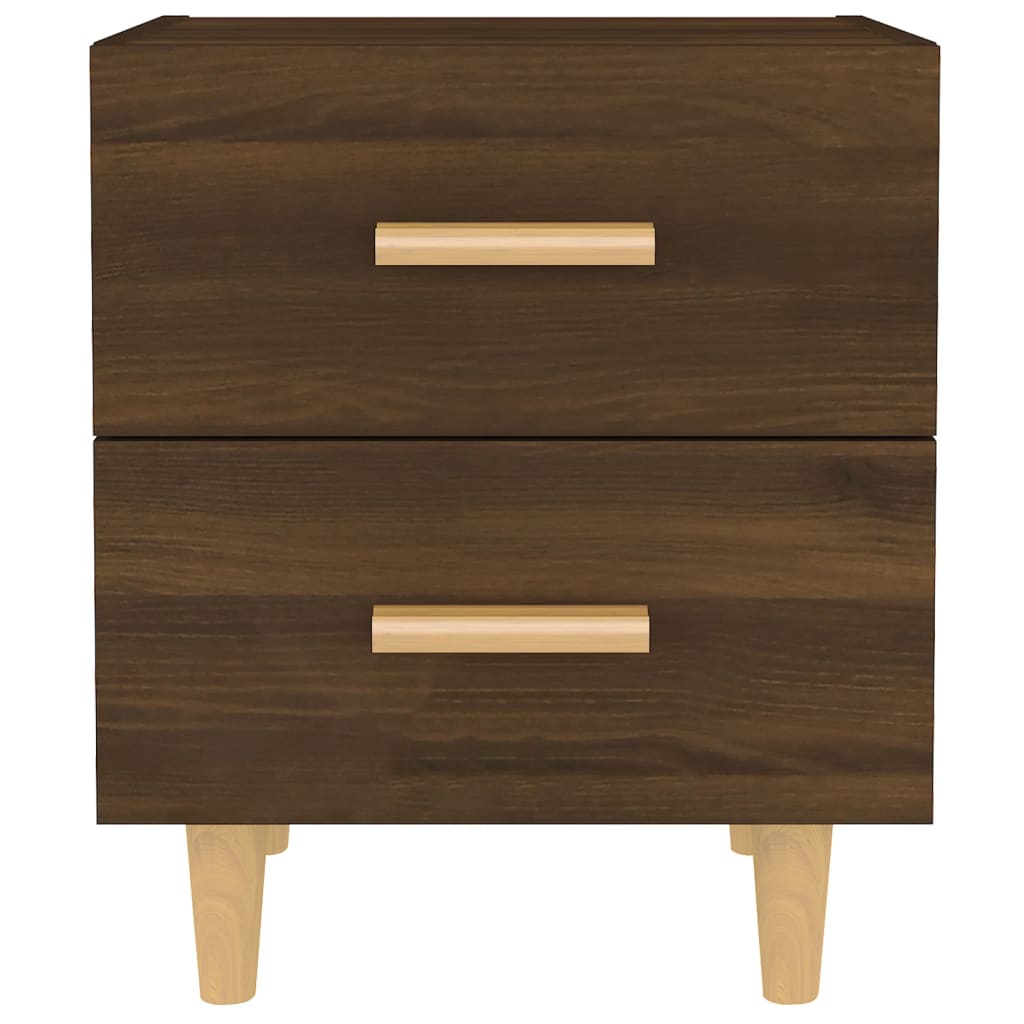 Mesas de cabeceira 2 pcs 40x35x47,5 cm carvalho castanho