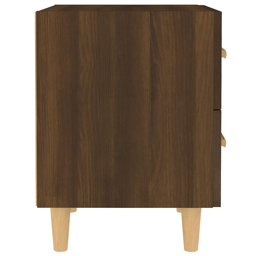 Mesas de cabeceira 2 pcs 40x35x47,5 cm carvalho castanho