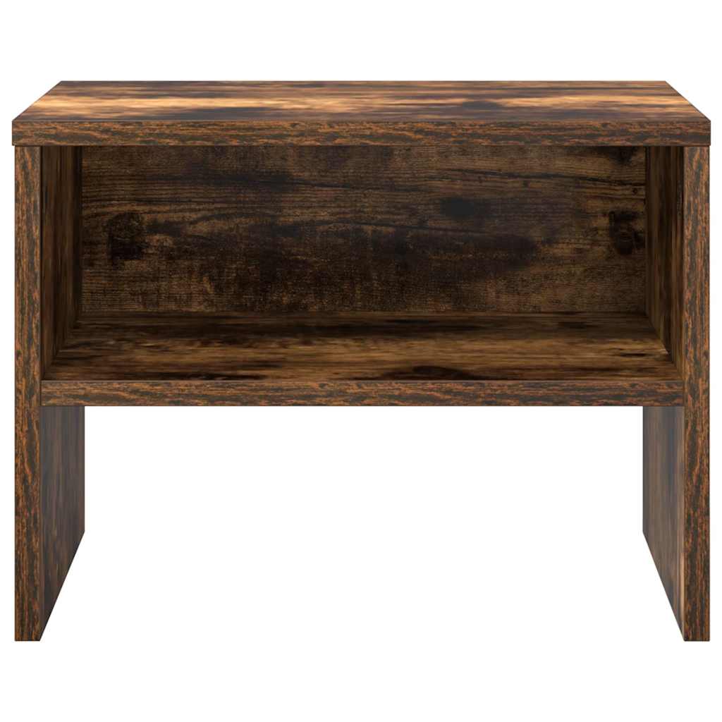 Mesa cabeceira 40x30x30 cm derivados de madeira carvalho fumado