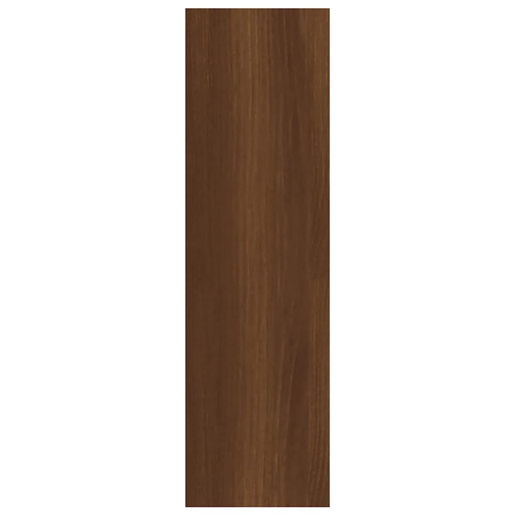 Prateleira parede 75x16x55 cm madeira carvalho castanho