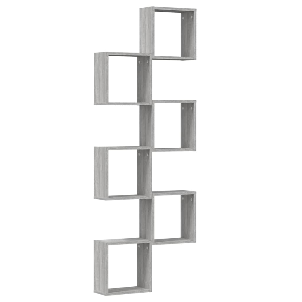 Prateleiras de parede forma de cubo 6 pcs 30x15x30 cm