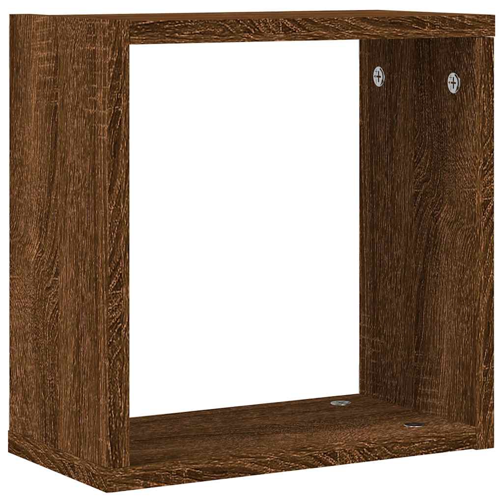 Prateleiras de parede em forma de cubo 6 pcs 30x15x30cm