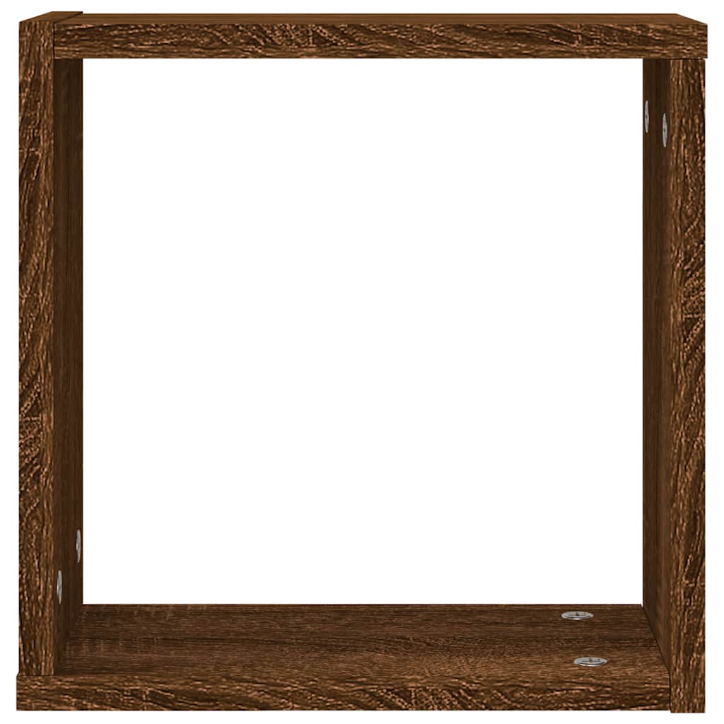 Prateleiras de parede em forma de cubo 6 pcs 30x15x30cm