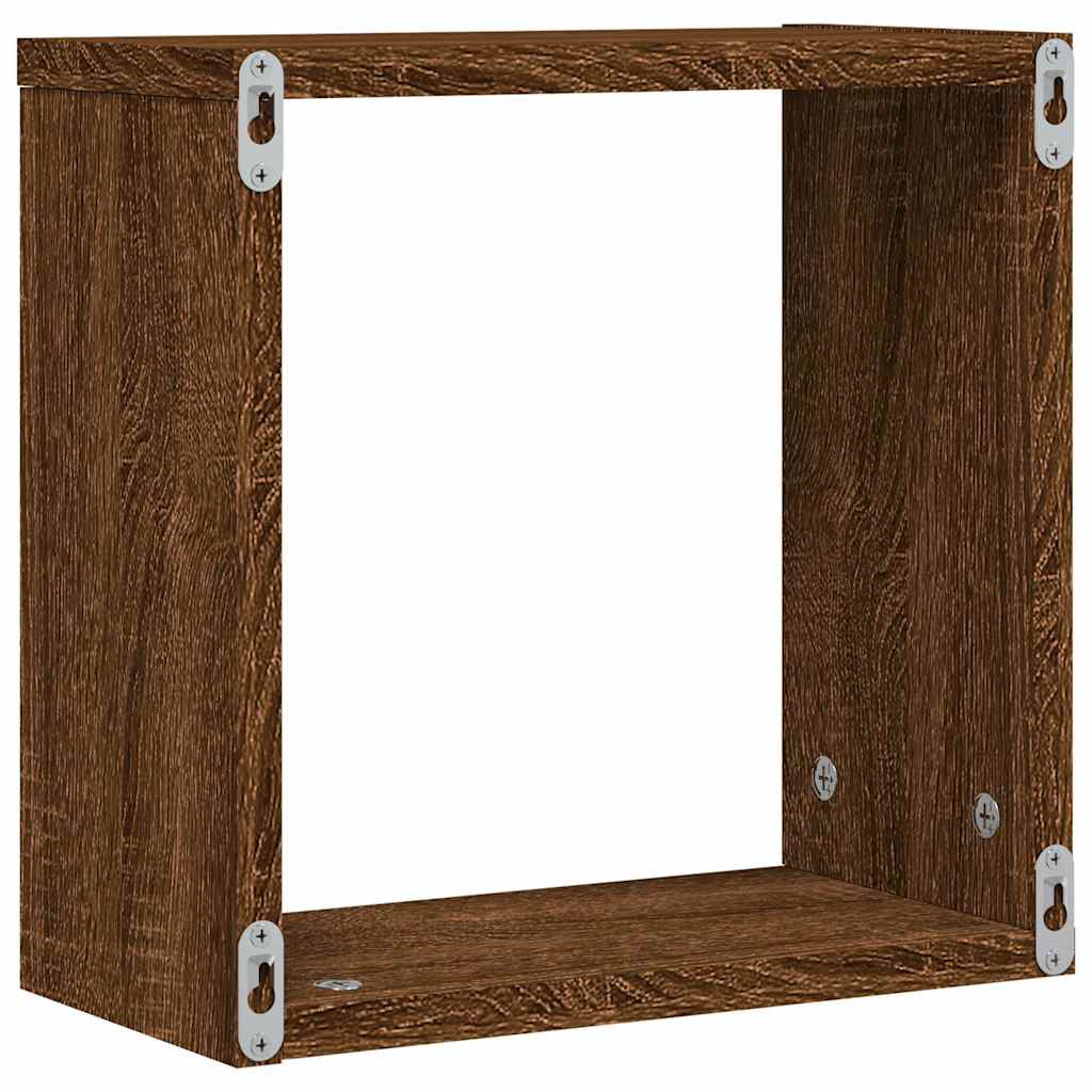 Prateleiras de parede em forma de cubo 6 pcs 30x15x30cm