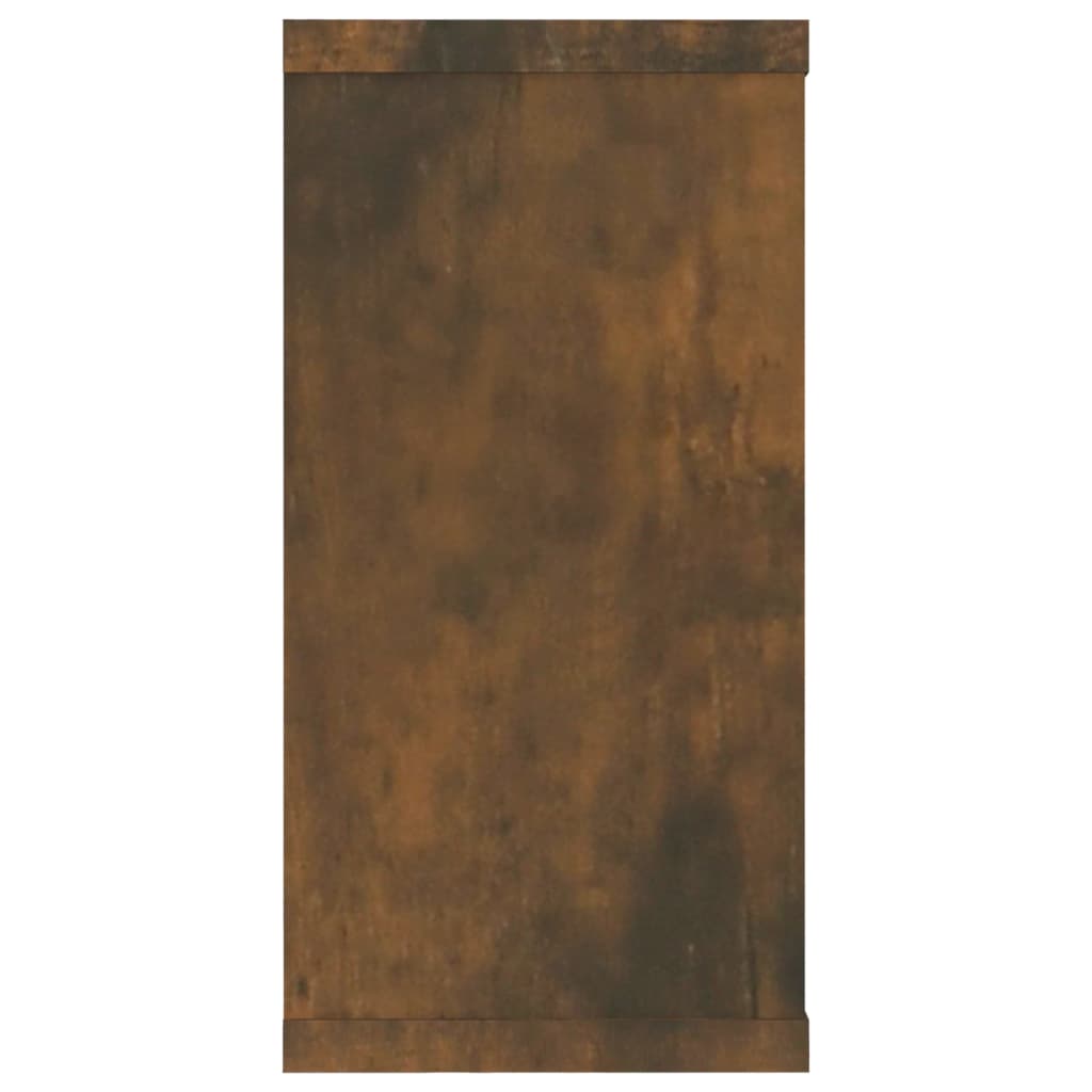 Prateleiras cubo 4 pcs 100x15x30 deriv. madeira carvalho fumado
