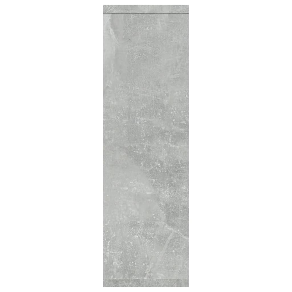Prateleira de parede 85x16x52,5cm derivados de madeira cinzento