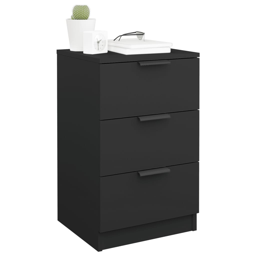 Mesas de cabeceira 2 pcs 40x36x65 cm branco