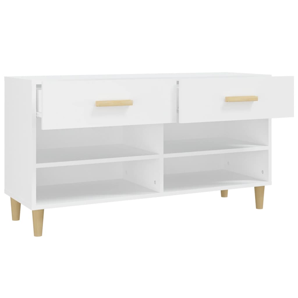 Sapateira 102x35x55 cm derivados de madeira branco