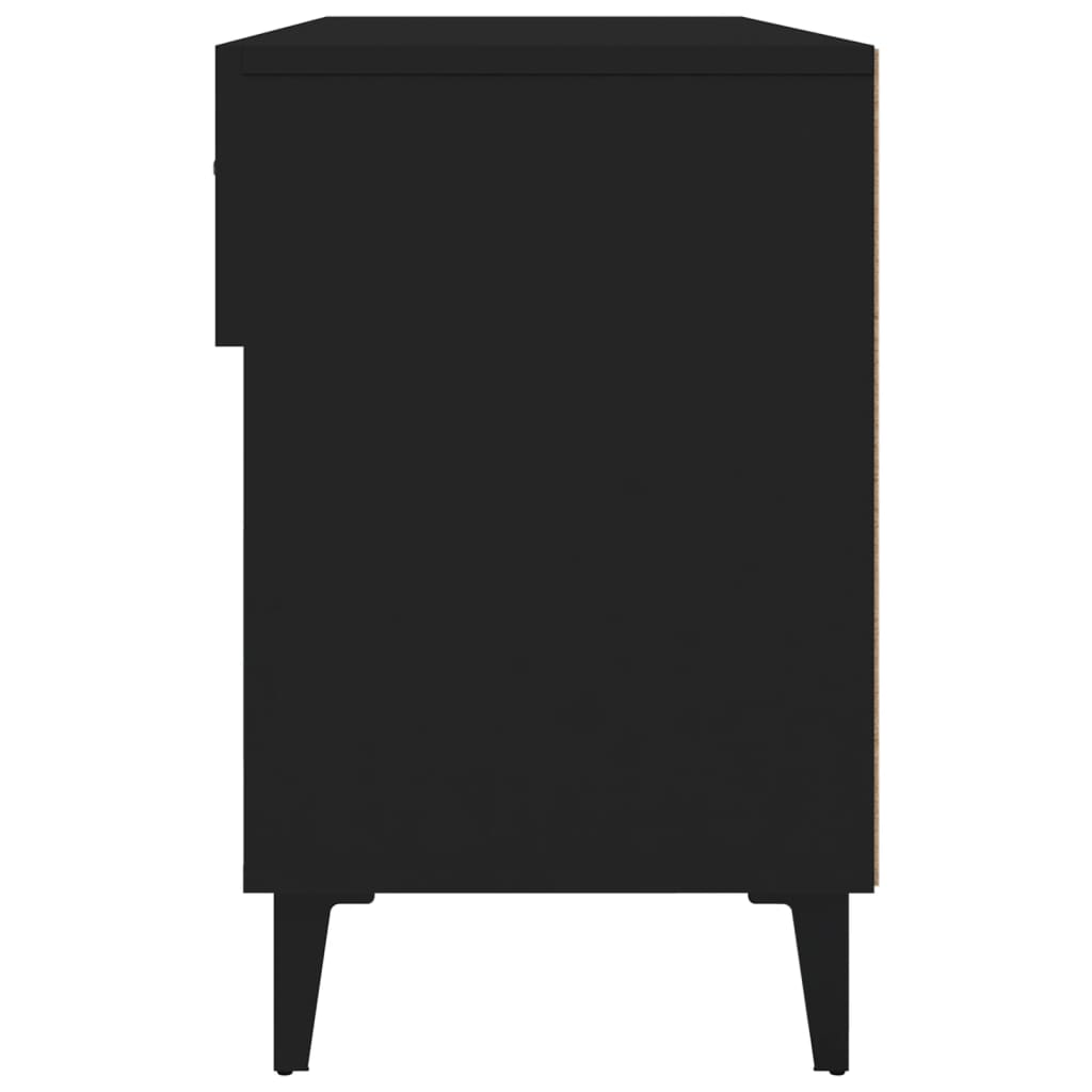 Sapateira 102x35x55 cm derivados de madeira preto