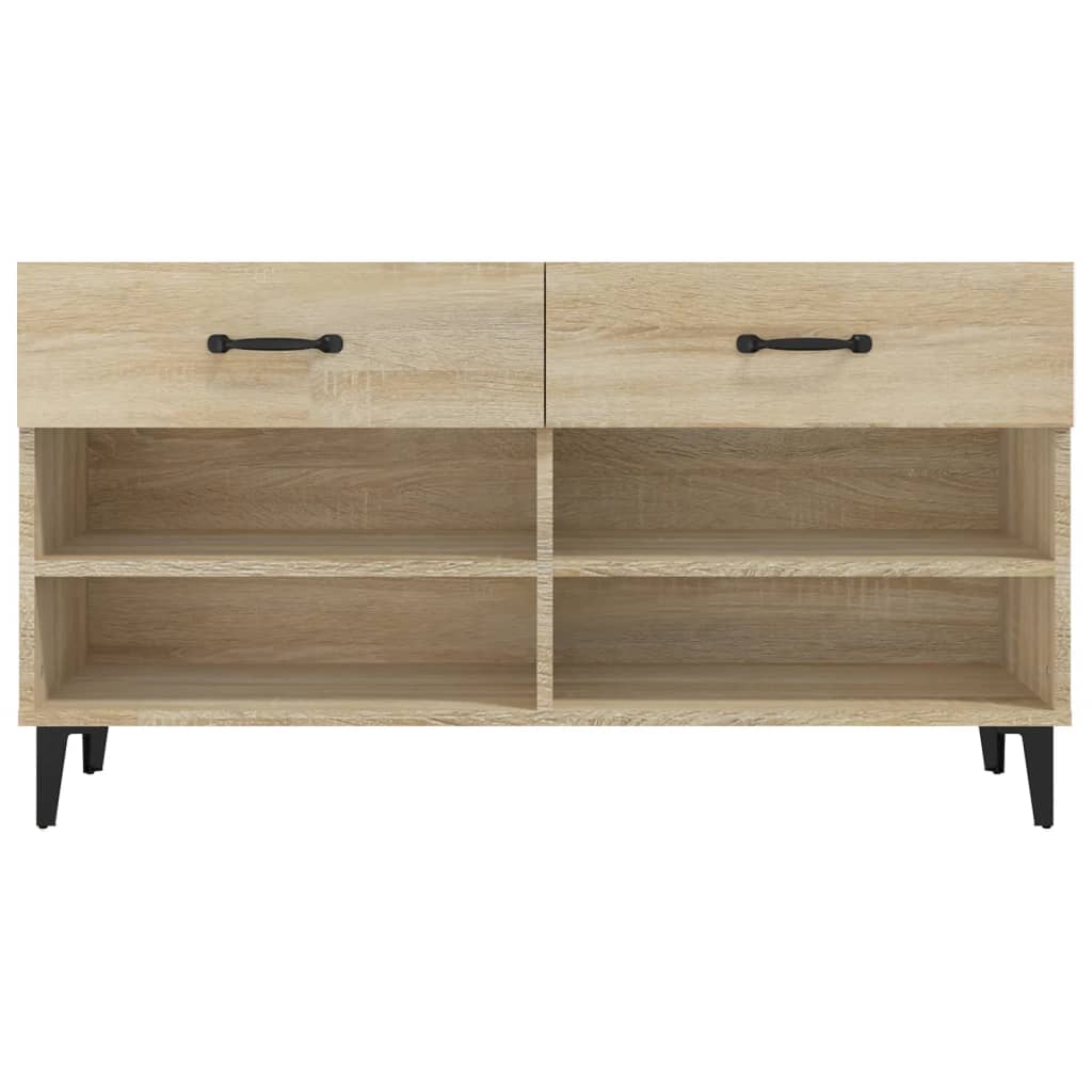 Sapateira 102x35x55 cm derivados de madeira cor carvalho sonoma