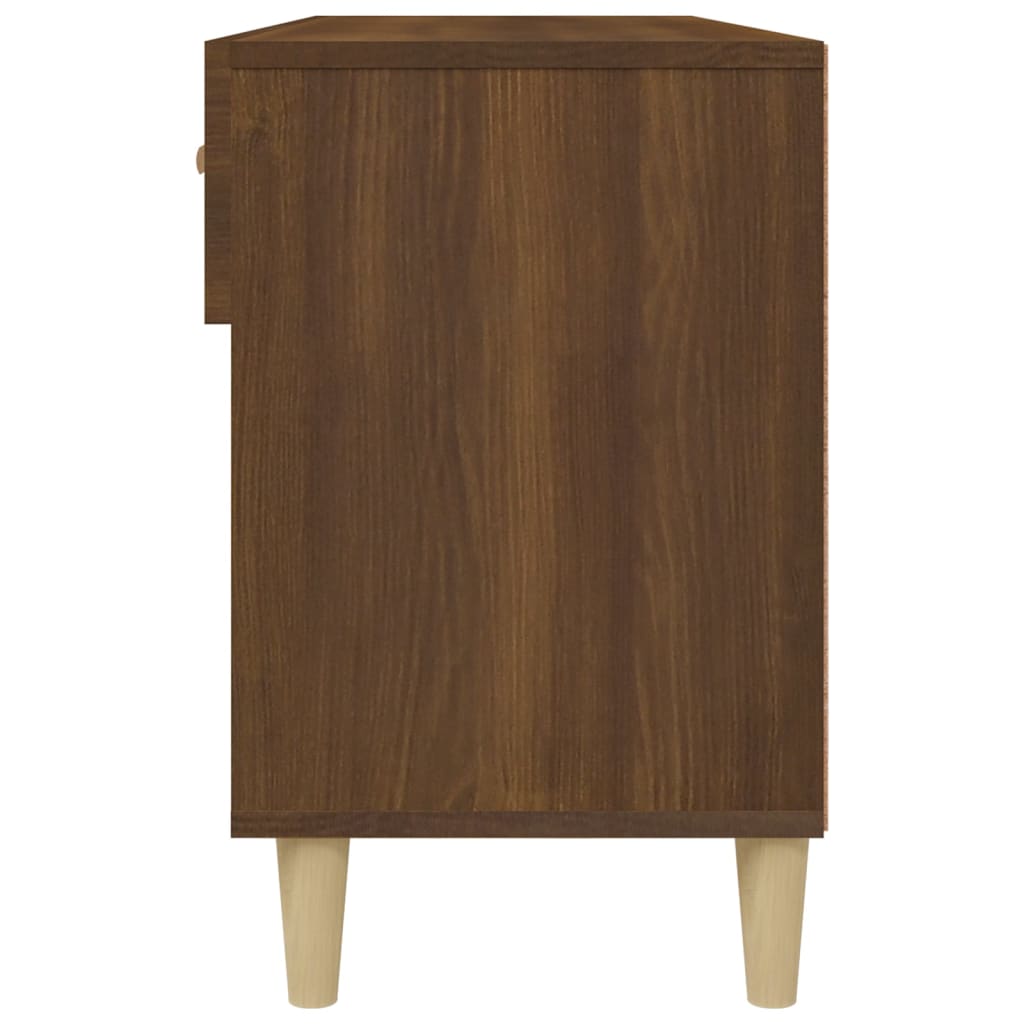 Sapateira 102x35x55 cm derivados de madeira carvalho castanho
