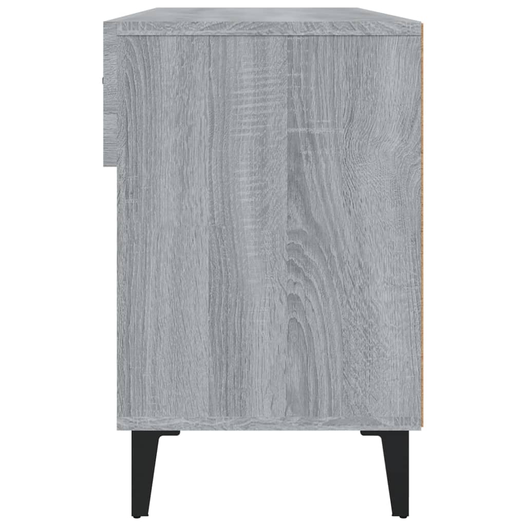 Sapateira 102x35x55 cm derivados de madeira sonoma cinza