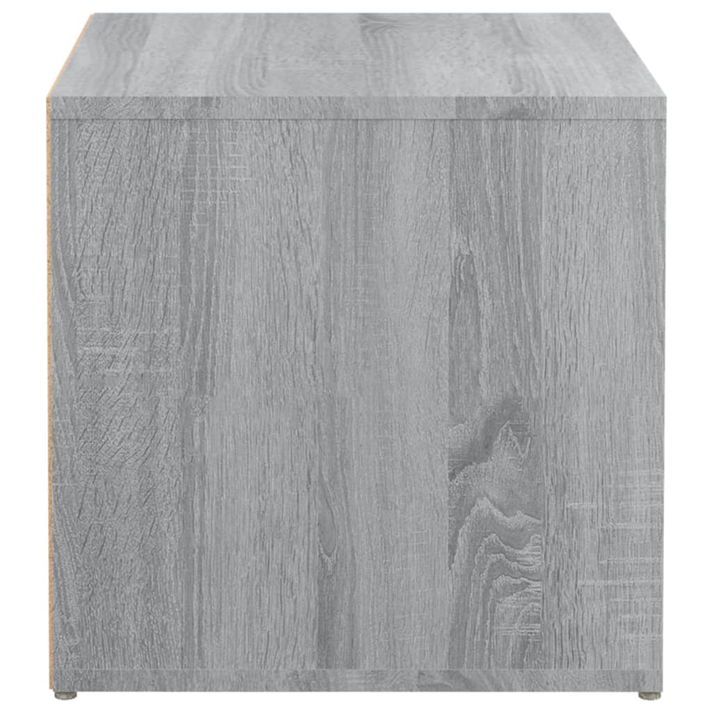 Caixa c/ gaveta 40,5x40x40 cm derivados madeira cinzento sonoma
