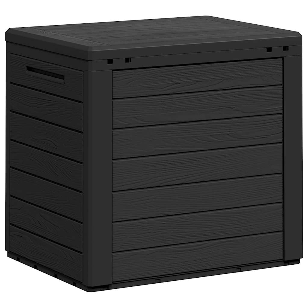 Caixa arrumação p/ jardim 58,5x46x55 cm polipropileno antracite