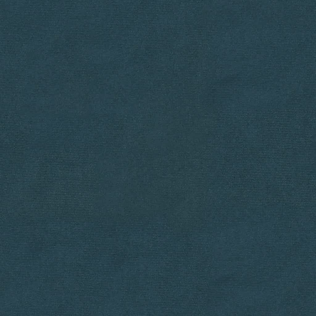 Cadeiras de jantar 2 pcs veludo azul