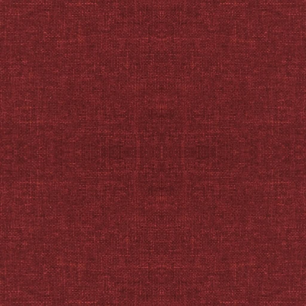 Cadeira de escritório giratória tecido vermelho tinto
