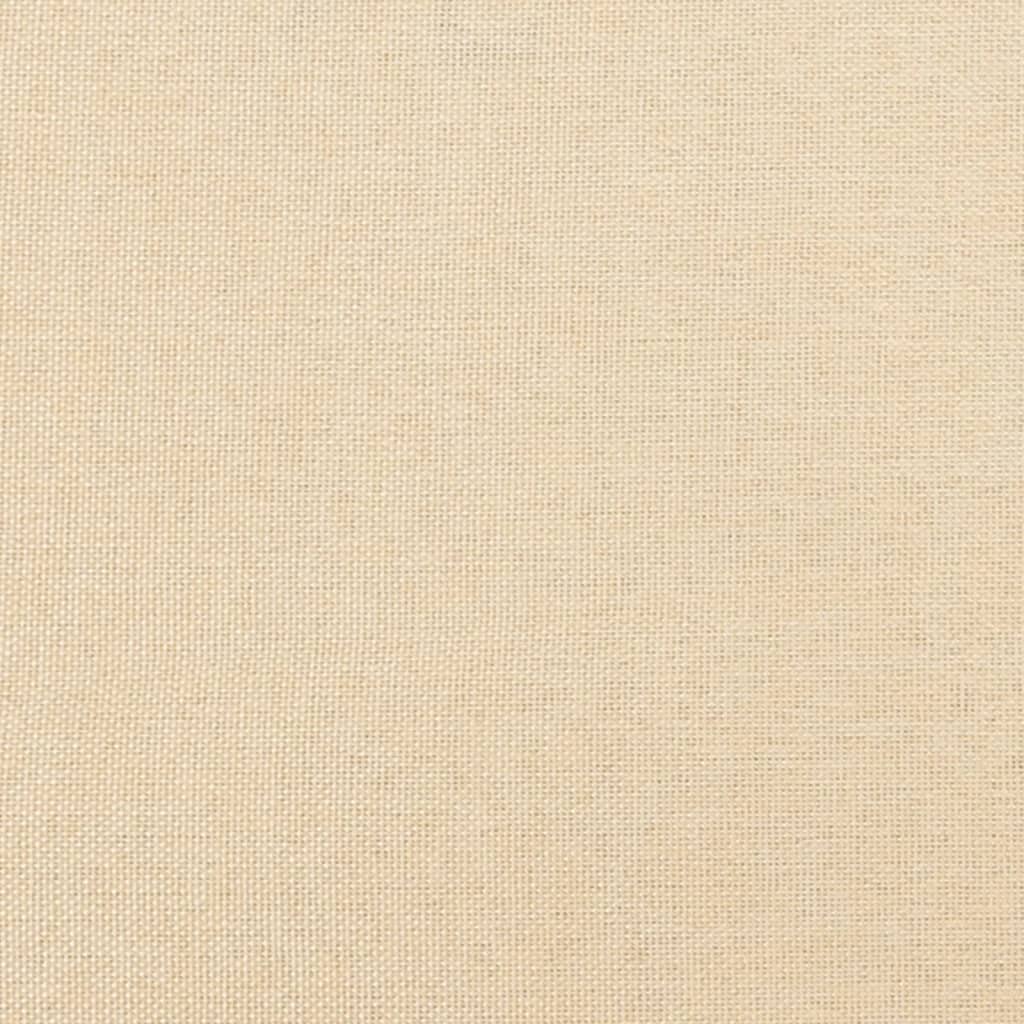 Cadeira de escritório giratória tecido cor creme