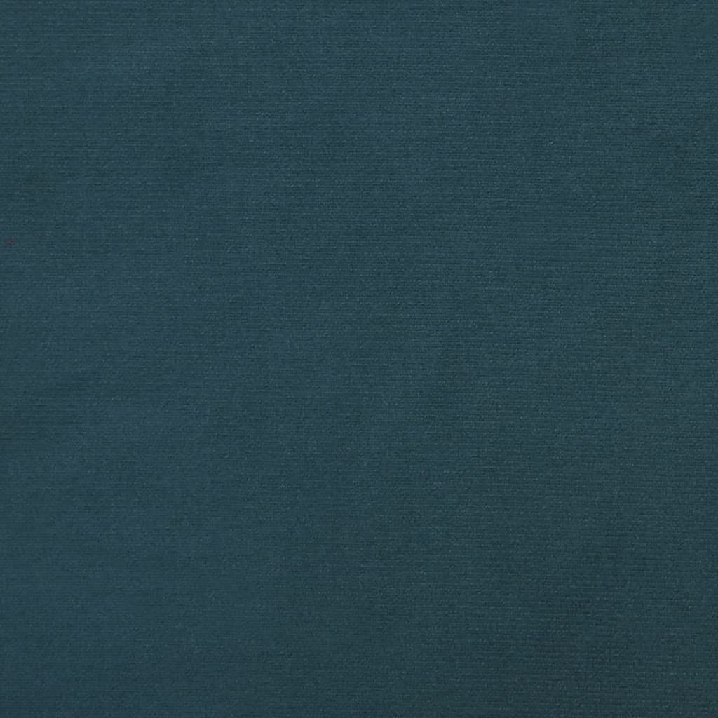 Cadeiras de jantar giratórias 2 pcs veludo azul