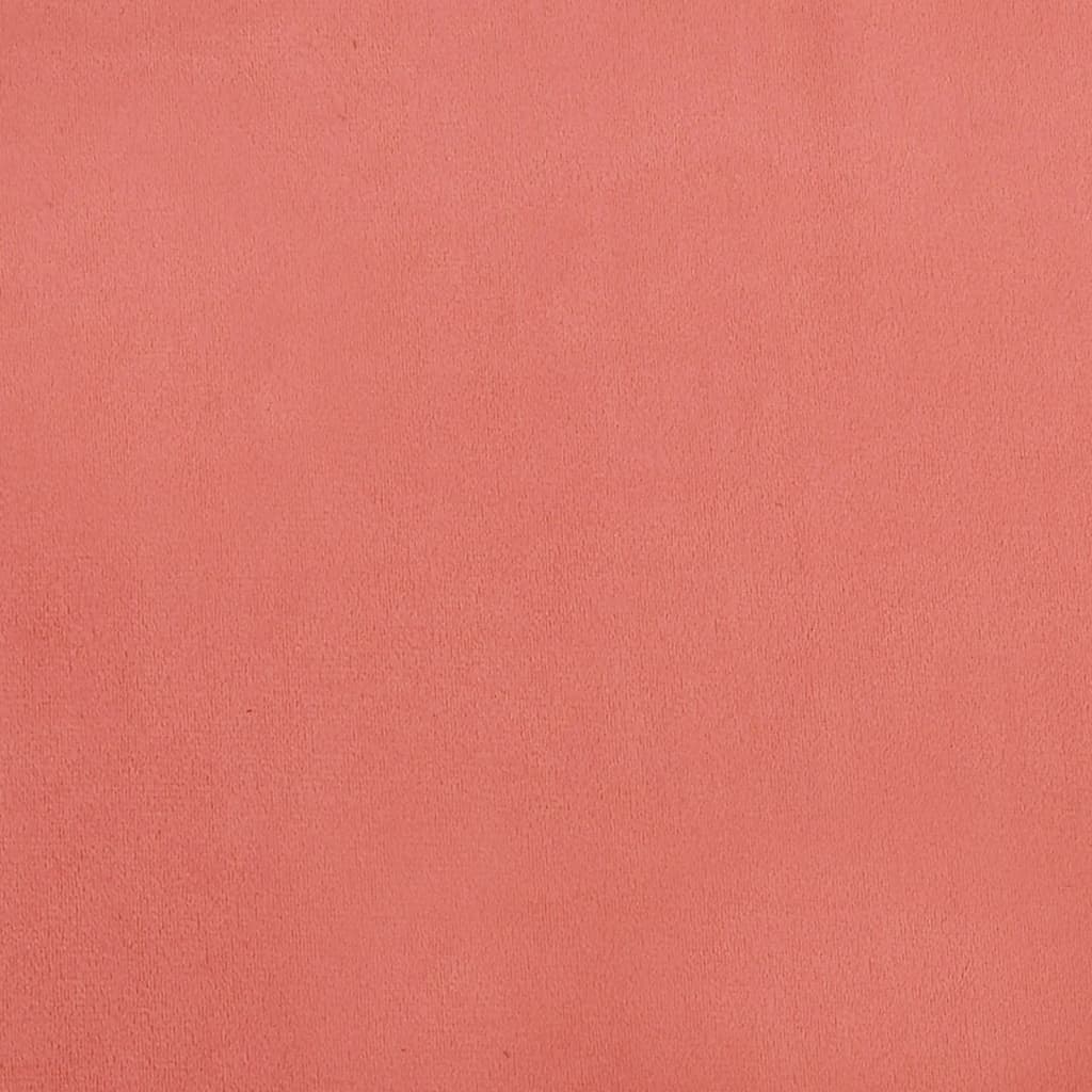 Cadeiras de jantar giratórias 2 pcs veludo rosa