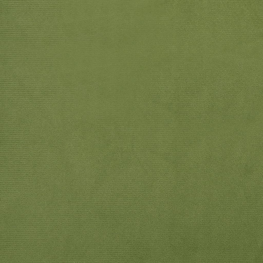 Cadeira de escritório giratória veludo verde-claro
