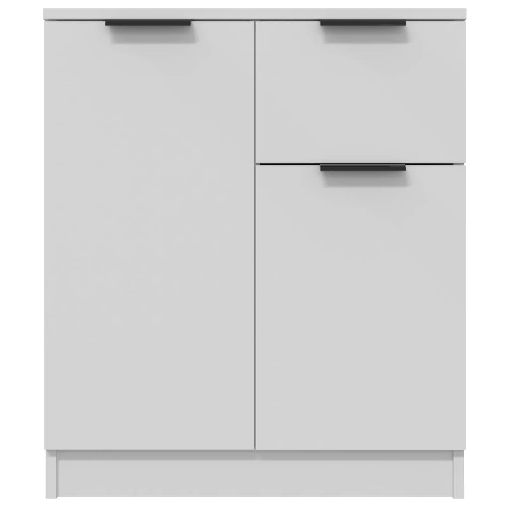 Aparadores 2 pcs 60x30x70 cm derivados de madeira branco