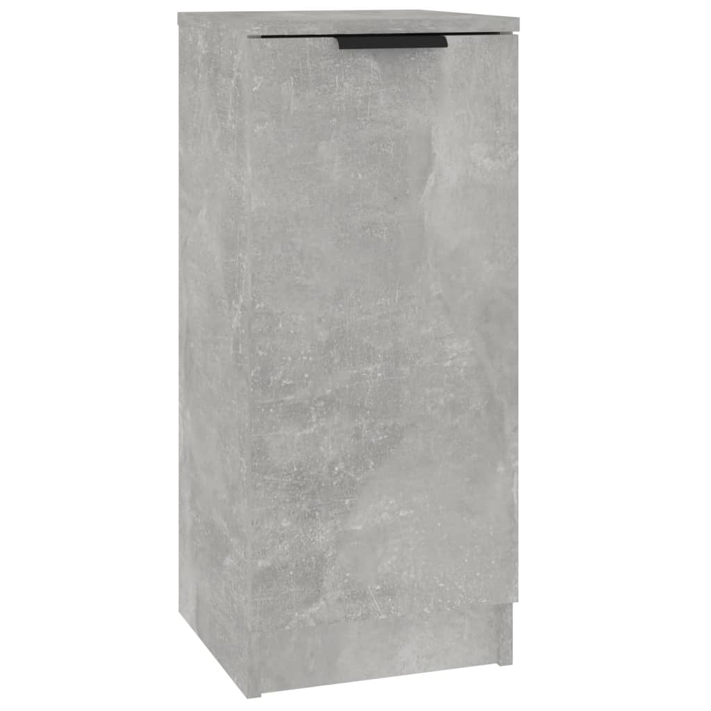 Aparadores 3 pcs derivados de madeira cinzento cimento